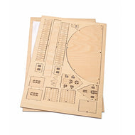 Houten bouwset Besneeuwd bos