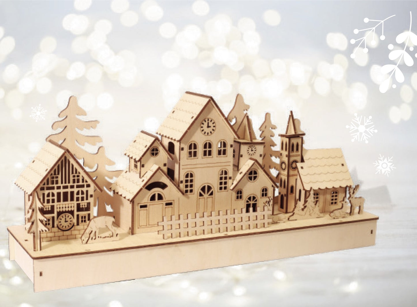 Houten bouwset Overwinteren