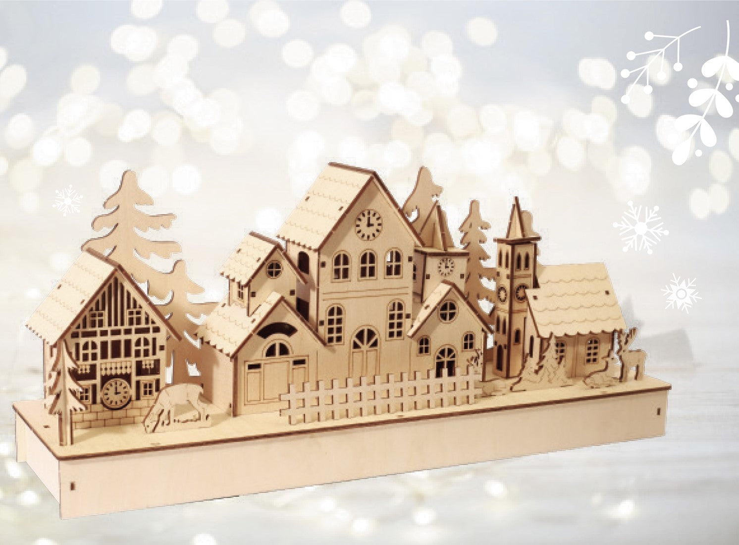 Houten bouwset Overwinteren