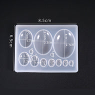 57 Cabochons ovaal - diverse maten