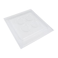 Advent decoplaat-bord vierkant