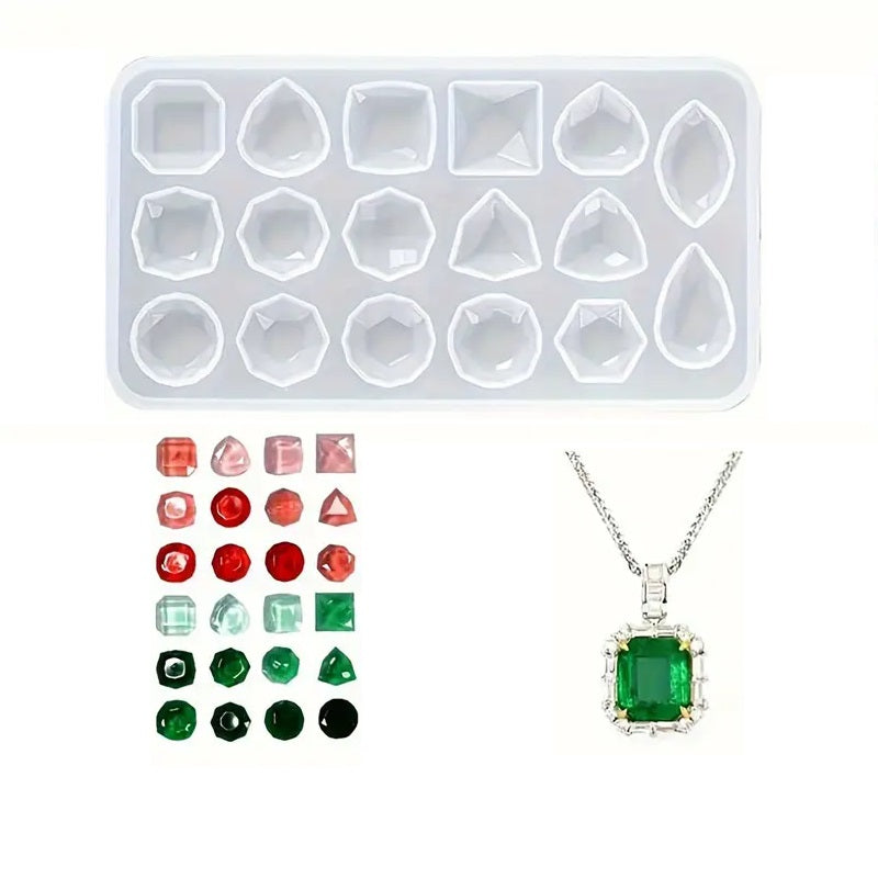 Facet edelstenen mal