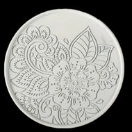 Onderzetter bloem motief