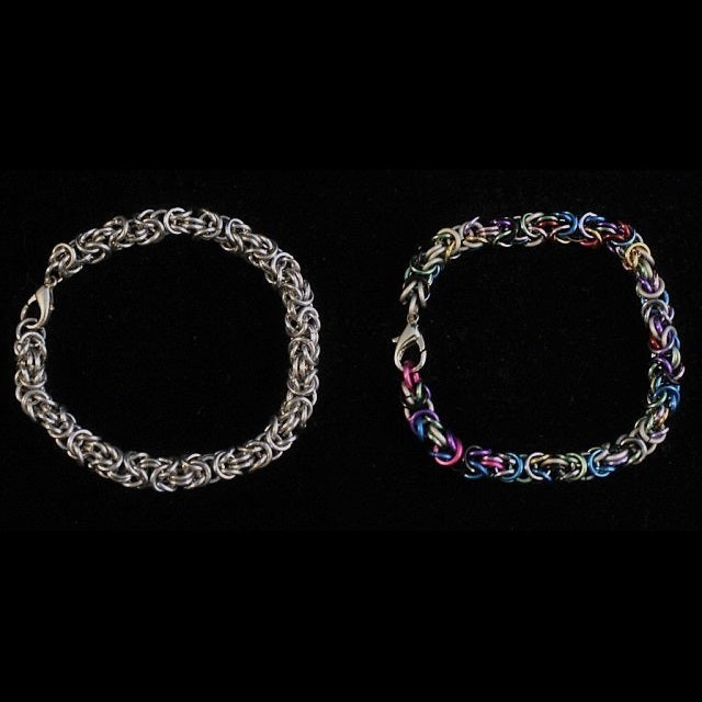 Chainmaille armband "Byzantine"