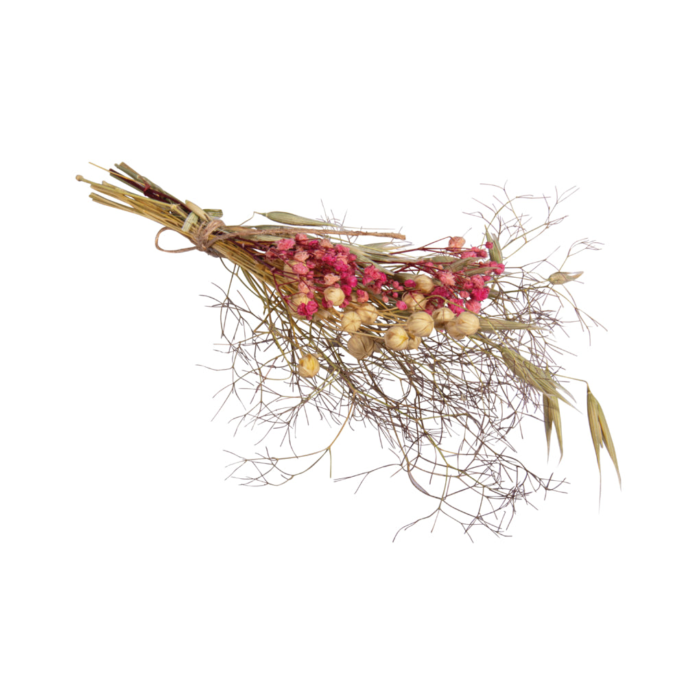 Bosje droogbloemen lila