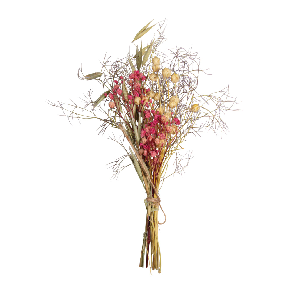 Bosje droogbloemen lila