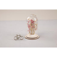 Bosje droogbloemen lila