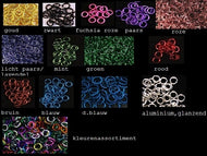 Chainmaille armband "Japanese flower"