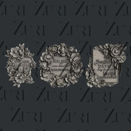 63_FLORAL FRAMES -SET 1