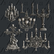 57_BAROQUE CANDELABRAS