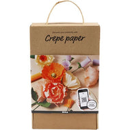 Crêpe papieren bloemen kit