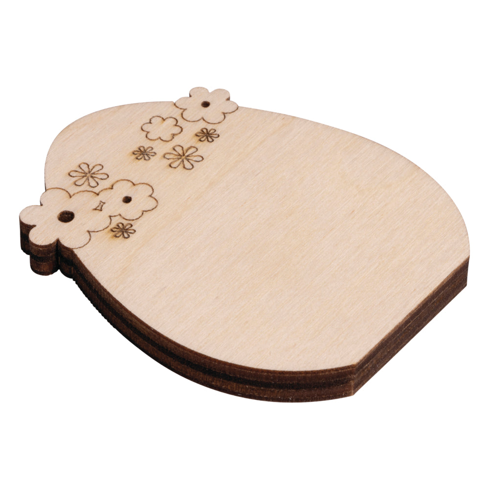 Houten deco Paaseieren