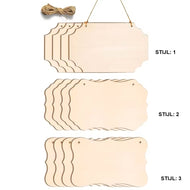 Houten deurschildjes