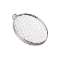 Dubbelzijdige hanger ovaal