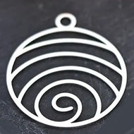 Open hanger Kerstbal