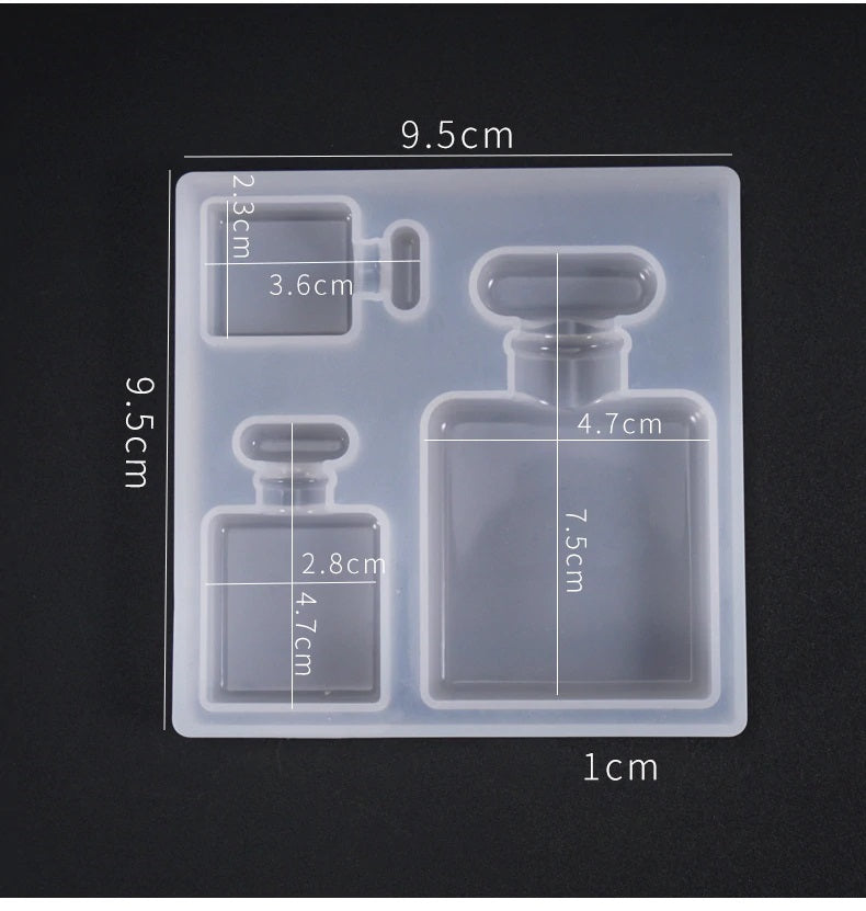 98A  (Parfum)flesjes in 3 maten
