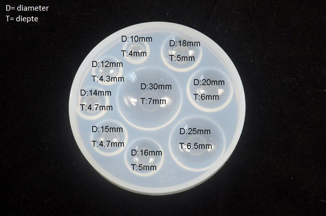 55A Cabochons rond