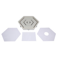 Kaarsenstandaard Hexagon