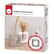 Vaas vierkant met cirkel