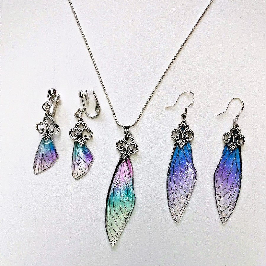 Vlindervleugels gekleurd