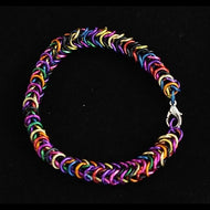 Chainmaille armband "Boxchain"