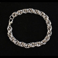 Chainmaille sieraad "Double spiral"