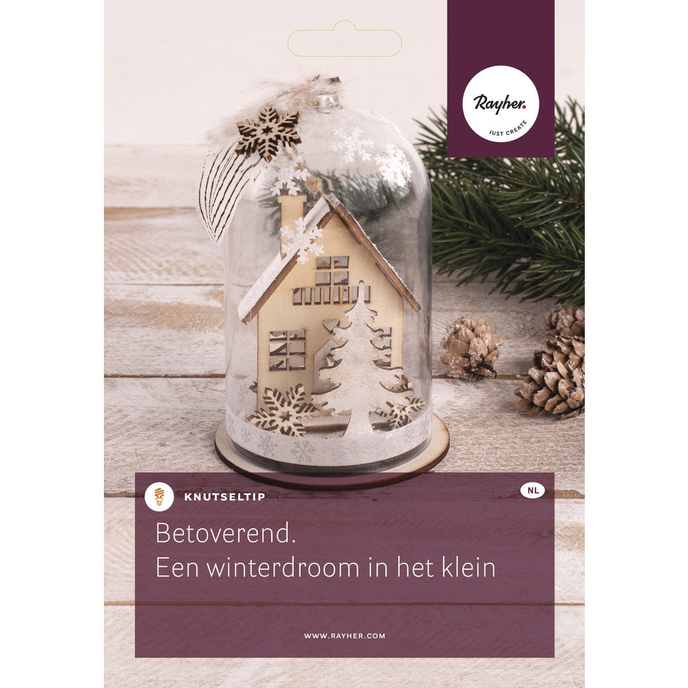 Houten bouwset Winter huis