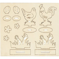 Houten bouwset Pasen