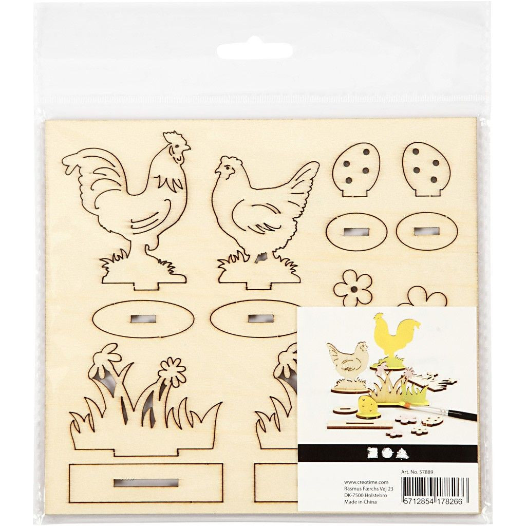 Houten bouwset Pasen