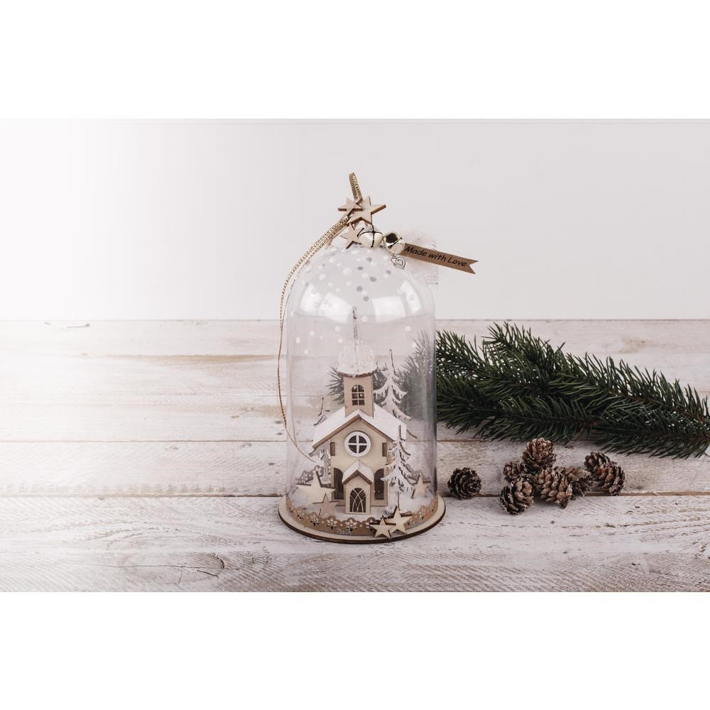 Houten bouwset Kerst kerk