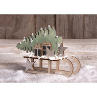 Houten bouwset Winterdroom Slee