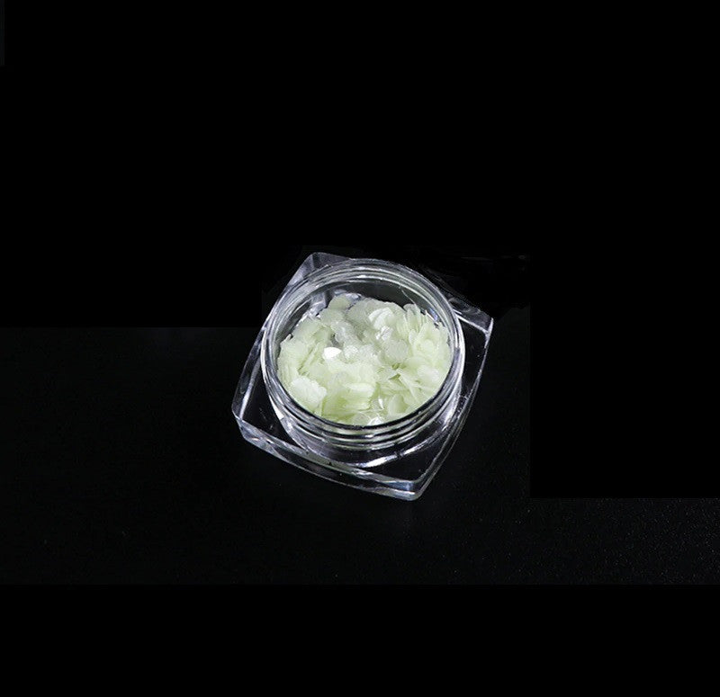 Glow in the dark pailletten