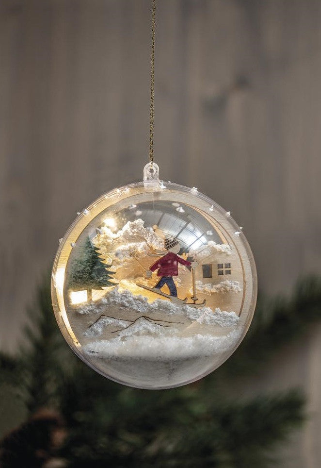 Skiër houten steekdelen