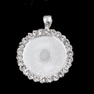 Ronde hanger met strassteentjes