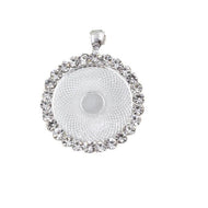 Ronde hanger met strassteentjes