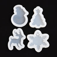 X6 Set van 4 Kerst-mallen