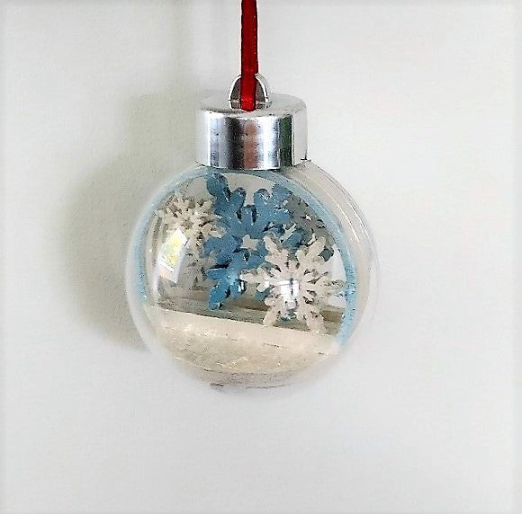 Sneeuwvlok houten steekdelen