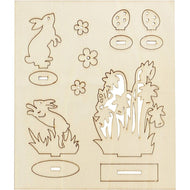 Houten bouwset Pasen