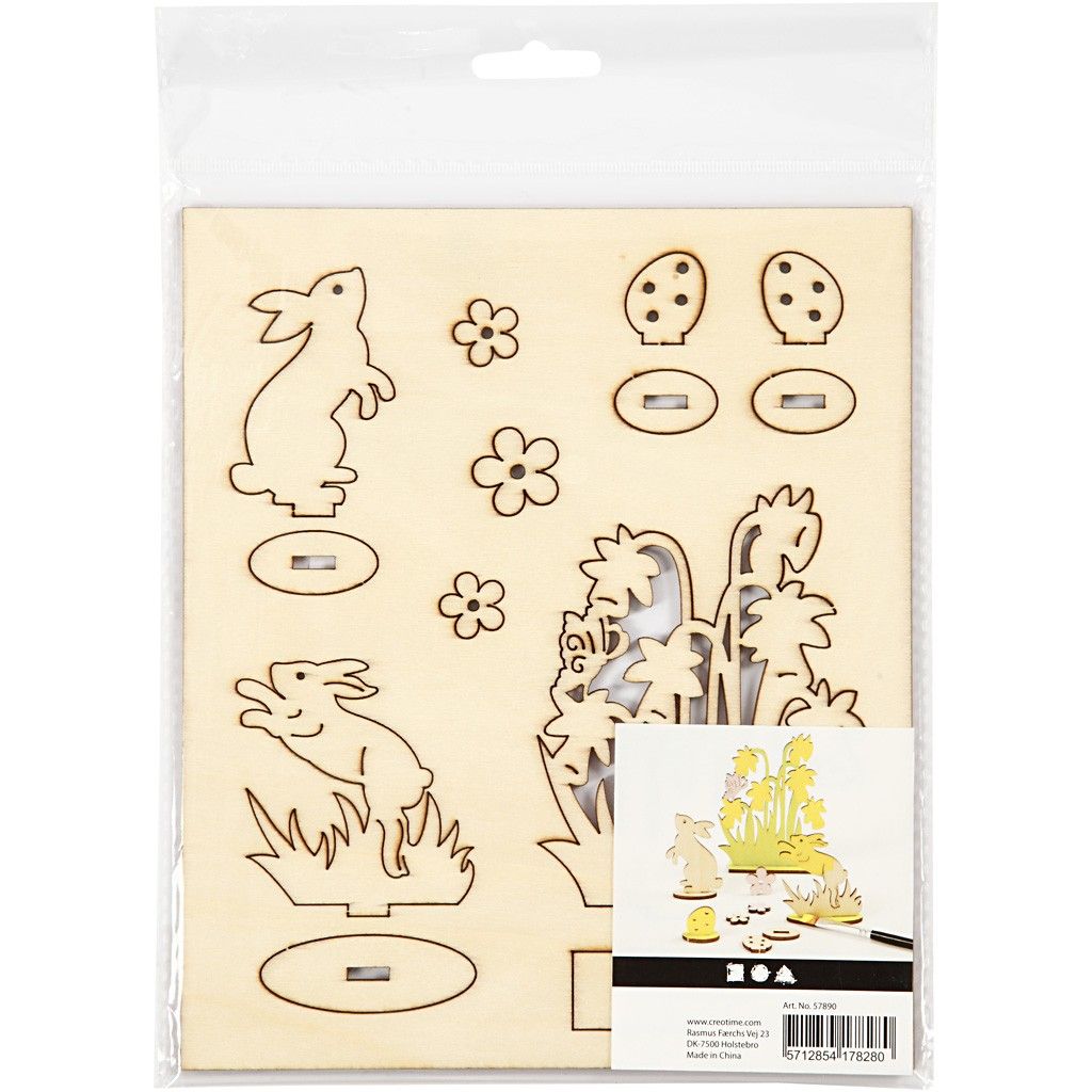 Houten bouwset Pasen