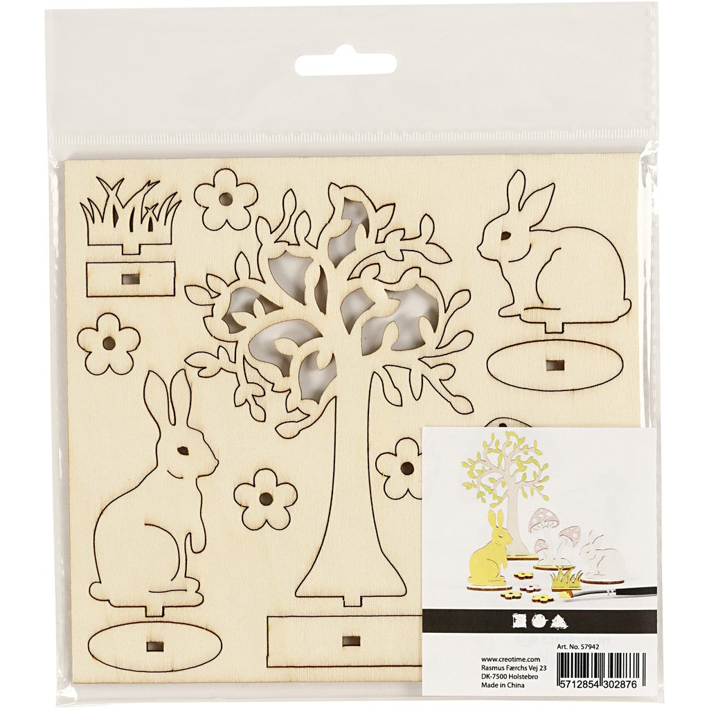 Houten bouwset Pasen