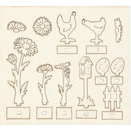 Houten bouwset Pasen