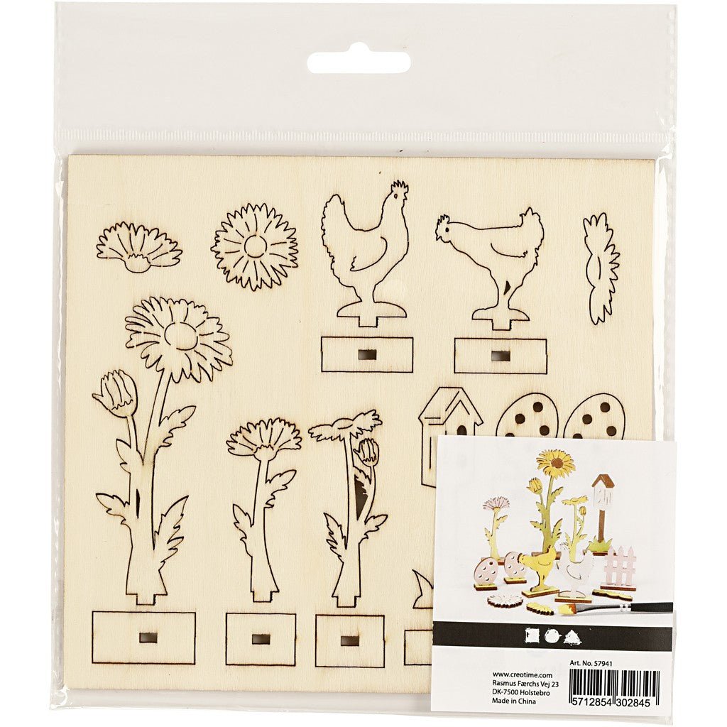 Houten bouwset Pasen