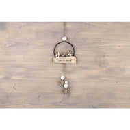 Houten deco met tekst