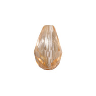 Glazen facet kraal - druppel