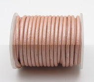 Leerveter metallic rond 2 mm