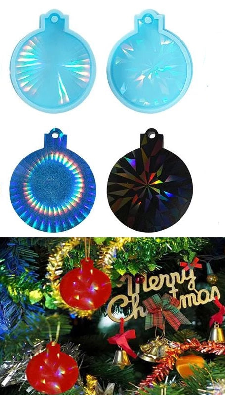 X1 Kerstbal holografisch