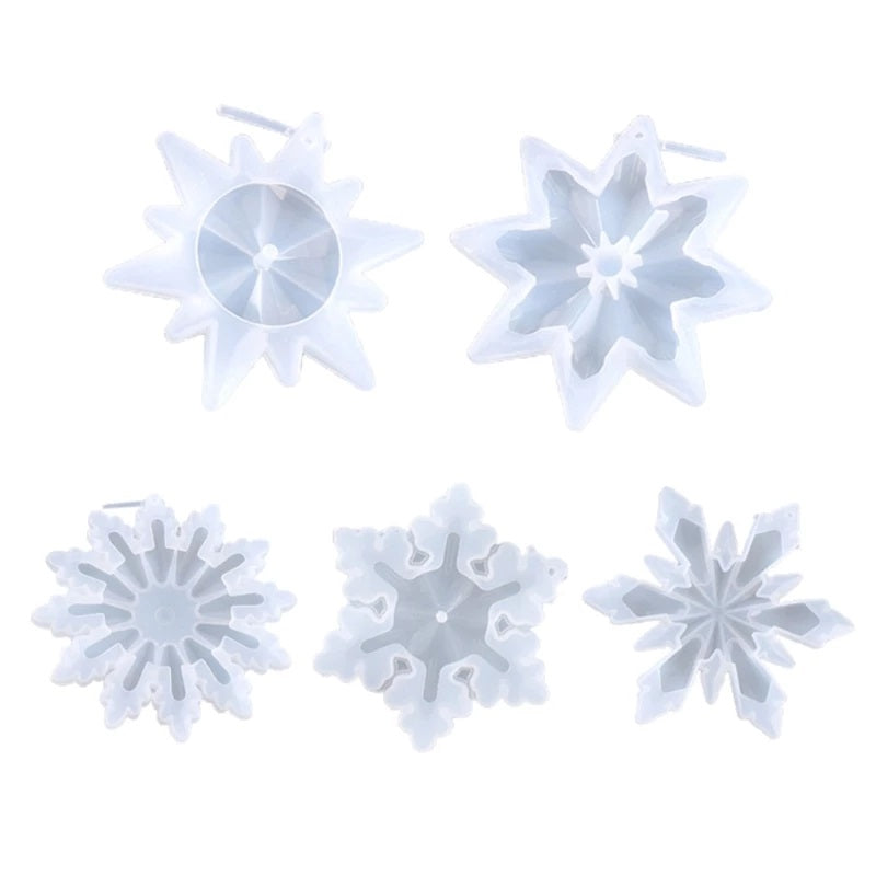 X5 Sneeuwvlokken set
