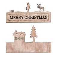 Houten deco met tekst